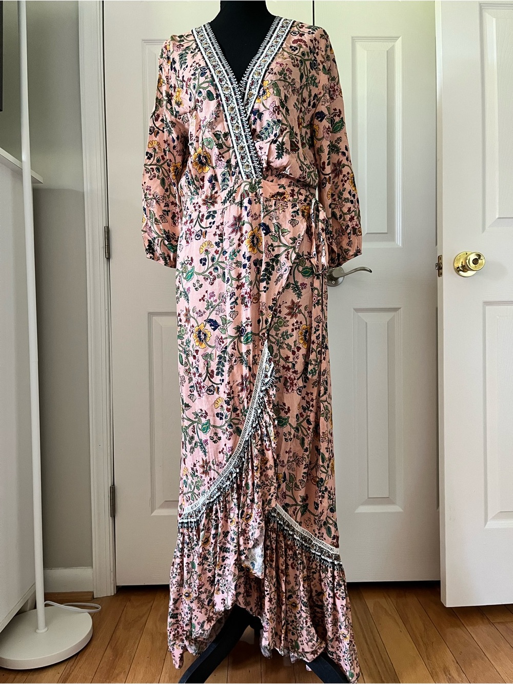 FARM RIO FOR ANTHROPOLOGIE FARM RIO CLARA DRESS Sz M EUC 🩷 - Picture 3 of 14